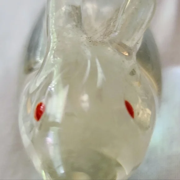 Handmade Crystal Rabbit Paperweight - Picture 3 of 4
